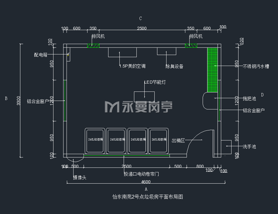 垃圾房设计图