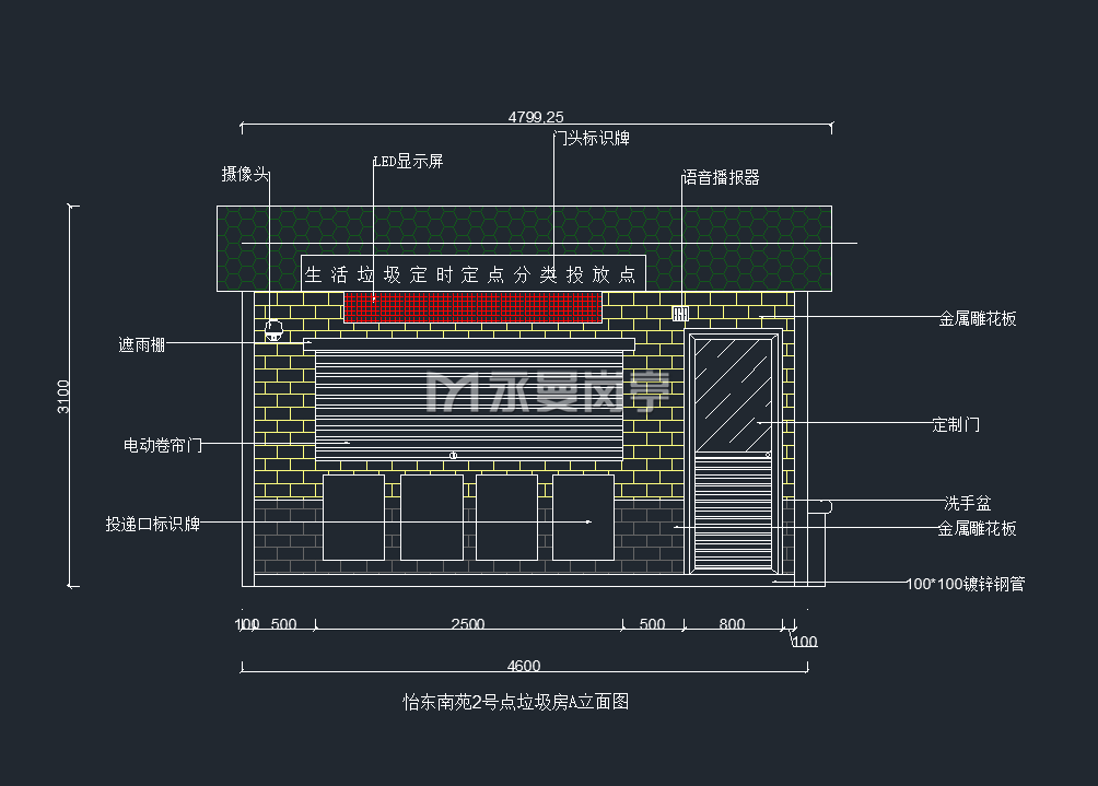 垃圾房设计图