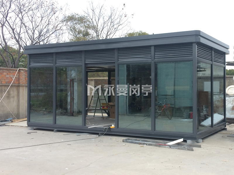 奇瑞工厂室外豪华吸烟亭